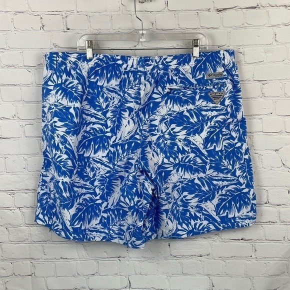 Columbia PFG Clearwater Shores Omni-Shade UPF 50 Swim Trunk Blue Size XXL - Picture 2 of 10